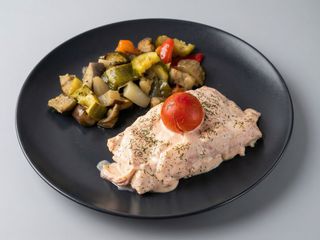Salmón a la toscana