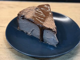 Tarta de queso de chocolate