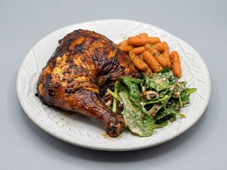 Cuarto De Pollo A La Barbacoa