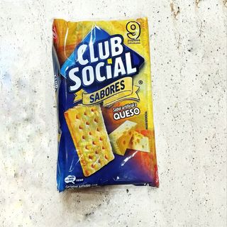 Galleta club social sabor a queso. Nabisco. 9 U.  216 gr