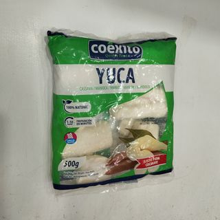 Yuca congelada. Coexito. Paquete 500 gr