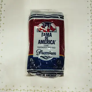 Café tostado y molido Fama de América. Premium. Pqte 250 gr