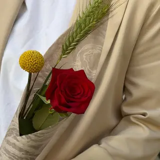 Rosa Sant Jordi - cucurucho tela blanca