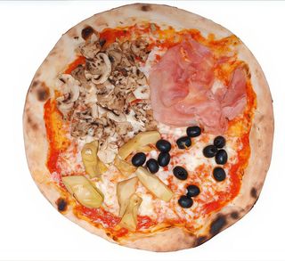 Pizza 4 Estaciones (Mediana)