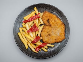 Filete de lomo con patatas