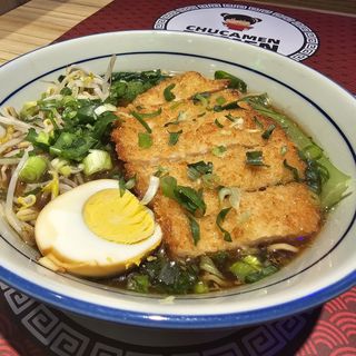 Ramen de pollo con salsa sukiyaki