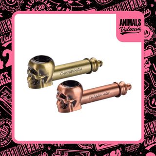 Pipa Metalica Calavera