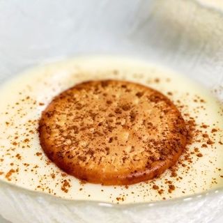 Natillas con galleta