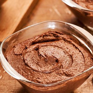 Postre de chocolate estilo mousse