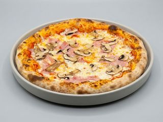 Pizza Jamón Y Champiñones