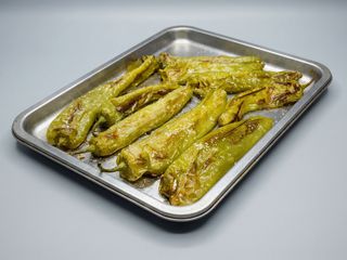 Pimiento verde asado