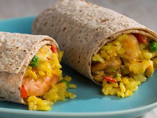 Burrito Exquisito de Paella de Pollo