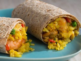 Burrito Exquisito de Paella de Verduras