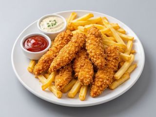 Tiras de Pollo con Papas