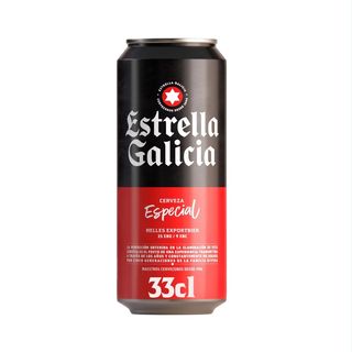 Cerveza Estrella Galicia Lata (330 ml,