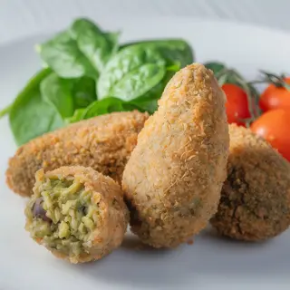 Croquetas de Espinacas Con Queso Gorgonzola Y Nueces (2 ud.)