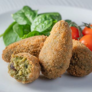 Croquetas de Espinacas Con Queso Gorgonzola Y Nueces (2 ud.)
