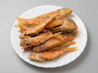 Salmonetes De Roca En Fritura