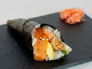 Temaki Spicy De Langostinos (1 Ud.)