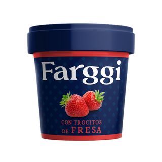 Strawberry with Strawberry Pieces  Ice Cream