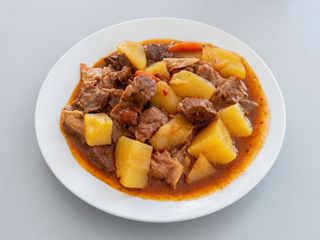 Ternera con champiñones 