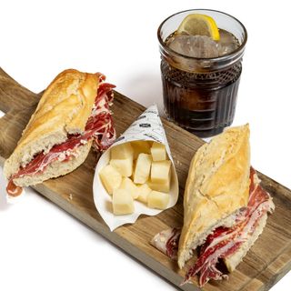 Menú Bocadillo Pata Negra