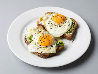 Fried Eggs On Toast