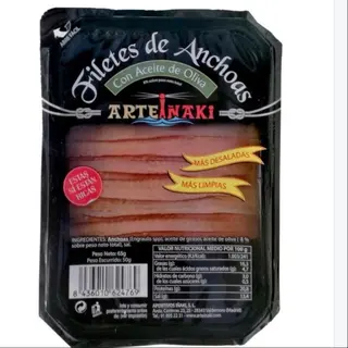 Filetes de Anchoas ARTEIÑAKI en AOVE - 50 gr