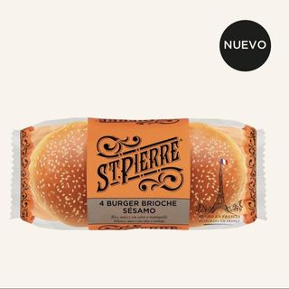 Pan Burger Brioche Sesamo ST. PIERRE - 4 unindades