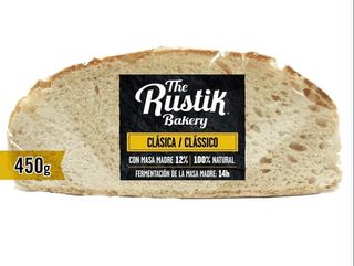 Hogaza de pan THE RUSTIK BAKERY Clásica con masa madre - 450 gr