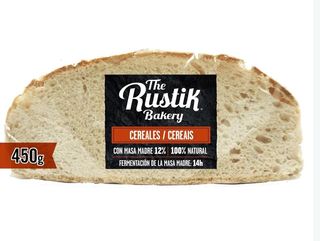 Hogaza de pan THE RUSTIK BAKERY Cereales con masa madre - 450 gr.
