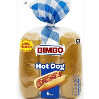 Pan Hot Dog BIMBO - 6 unidades