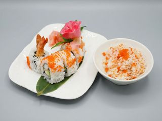 Ebi tempura uramaki (4 uds.)