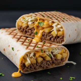 Taco carne picada de ternera / Ground beef taco