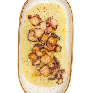 Pop amb emulsió de patata trufada