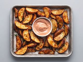 Potato Wedges With Bacon & Bbq Sauce (Small)