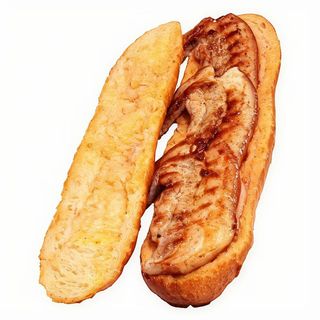 Bocadillo de panceta a la brasa