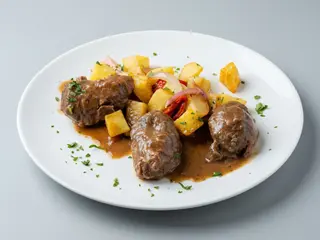 Plato De Estofado De Toro Sanferminero
