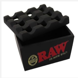 Raw Cenicero Metal Regal Negro