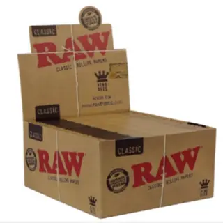 Raw King Size Classic (Ancho) -Caja 50 Libritos