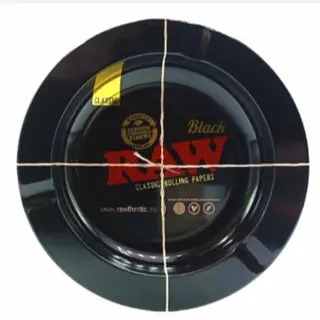 Raw Black Cenicero Metal