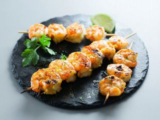 Pinchitos de gambas (4)