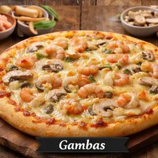 Pizza De Gambas