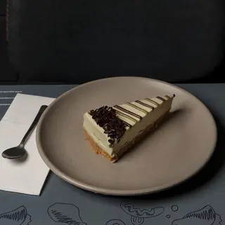 Porción De Tarta De Pistacho