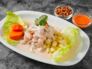 Ceviche de pescado picante ( ají Limo )