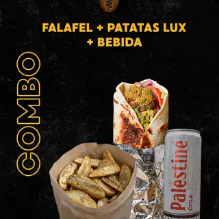 Menú Falafel + Patatas Luxe + Bebida