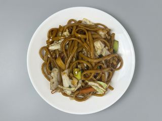 Tallarines Con Vegetal