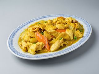 Pollo Con Salsa Curry