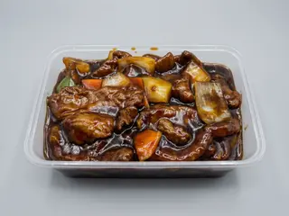 Ternera Frita Con Salsa Agridulce