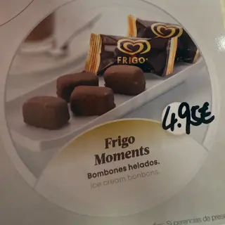 Bombones de Chocolate Helados